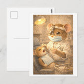 Career Mouse as Dentist ポストカード (正面/裏面)