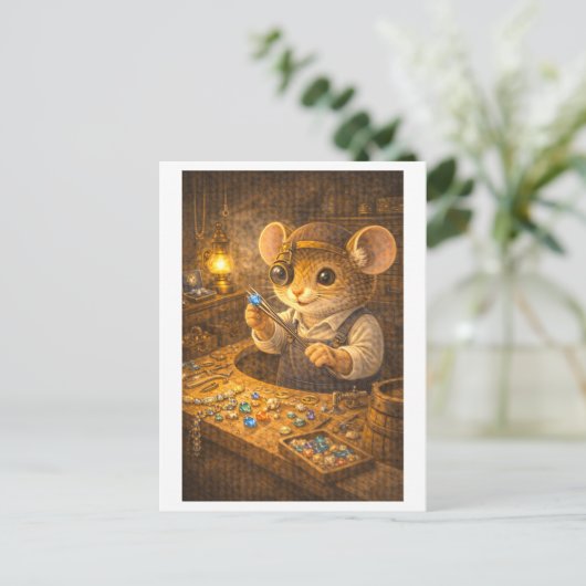 Career Mouse as Jeweler ポストカード (スタンド正面)