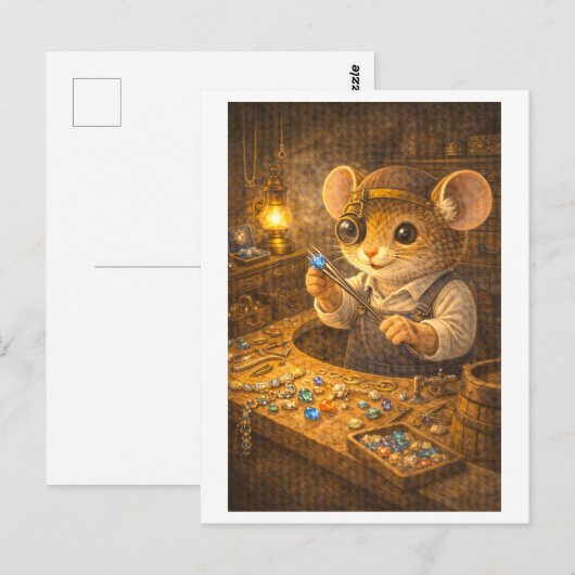 Career Mouse as Jeweler ポストカード (正面/裏面)
