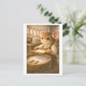 Career Mouse as Paper Maker ポストカード (スタンド正面)