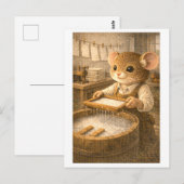 Career Mouse as Paper Maker ポストカード (正面/裏面)