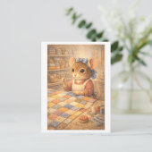 Career Mouse as Quilter ポストカード (スタンド正面)