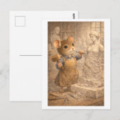 Career Mouse as Sculptor ポストカード (正面/裏面)