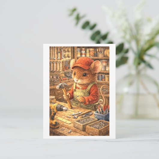 Career Mouse at Hardware Store ポストカード (スタンド正面)