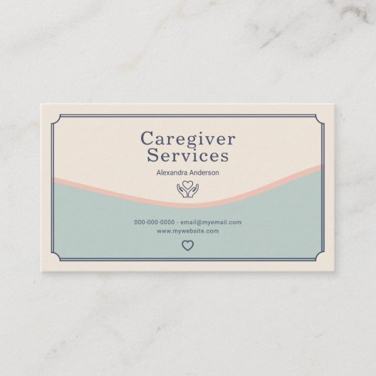 Caregiver Services 名刺 (正面)