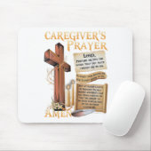 Caregivers Prayer Christian Cross Faith Hope Love  マウスパッド (マウス)