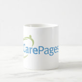 CarePages.comのロゴのマグ コーヒーマグカップ (中央)