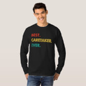 Caretaker Retro Best Caretaker Ever Tシャツ (正面フル)