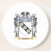 Careyの紋章付き外衣-家紋 コースター (正面)
