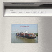 Cargo Container Ship マグネット (インサイチュ (食洗機))