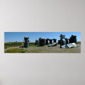 Carhenge, Nebraska Panoramic 2 ポスター (正面)