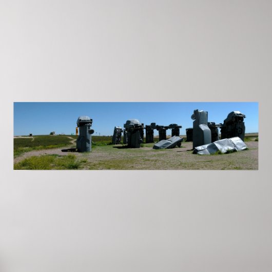 Carhenge, Nebraska Panoramic 2 ポスター (正面)