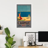 Carhué Argentina ヴィンテージ トラベルポスター 額入り ポスター (ホームオフィス)