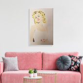 Cari Hand Painted by Mark Elsen キャンバスプリント (インサイチュ (リビング))