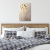 Cari Hand Painted by Mark Elsen キャンバスプリント (インサイチュ (寝室))