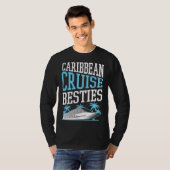 Caribbean Cruise Besties Matching Cruise Ship Vaca Tシャツ (正面フル)