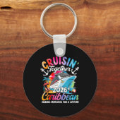 Caribbean Cruise Family Vacation 2026 Cruisin’ Tog キーホルダー (正面)