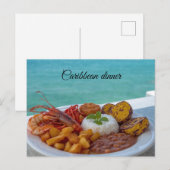 Caribbean dinner ポストカード (正面/裏面)