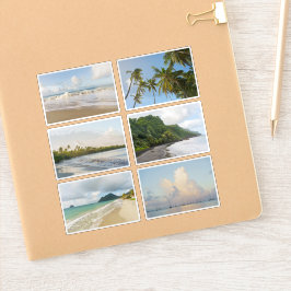 Caribbean Dreams Tropical Beach Photo Stickers シール