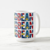 Caribbean Flags コーヒーマグカップ (正面右)