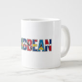 Caribbean Flags ジャンボコーヒーマグカップ (正面右)