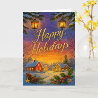 'Caribbean Holidays' Folded Greeting Card カード