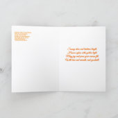 'Caribbean Holidays' Folded Greeting Card カード (内部)