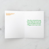 'Caribbean Holidays' Folded Greeting Card カード (内部)