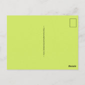 Caribbean Island Map Postcard ポストカード (裏面)