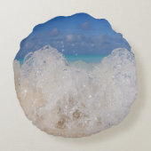 Caribbean Island Wave Love 1 ラウンドクッション (裏面)