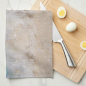 Caribbean Island Wave Love 2 キッチンタオル (四つ折り)