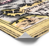 Caribbean Islands - 17th Century Map ポスター (角)