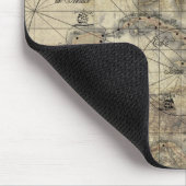 Caribbean - old map マウスパッド (コーナー)