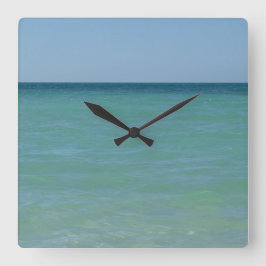 Caribbean Sea Wall Clock スクエア壁時計