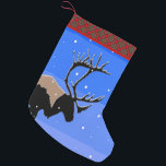 Caribou in Winter -オリジナルワイルドライフアート スモールクリスマスストッキング<br><div class="desc">カリブー冬のポートレート、オリジナル絵画の。キュートでオリジナルアートおもしろいを専門に買して、冬の愛する友達の中のカリボウの贈り物として素晴らし。クリエイティブするクリック-文字の追加と削除と変更に対してオン、写真のサイズ変更、色の変更など、カスタマイズツールで使用できる機能！</div>