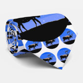 Caribou in Winter -オリジナルワイルドライフアート ネクタイ (ロール)