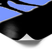 Caribou in Winter -オリジナルワイルドライフアート ポスター (コーナー)