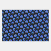 Caribou in Winter -オリジナルワイルドライフアート ラッピングペーパーシート (正面3)