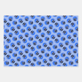 Caribou in Winter -オリジナルワイルドライフアート ラッピングペーパーシート (正面)