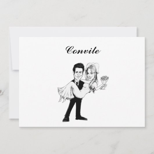 Caricaturas em convites 招待状 (正面)