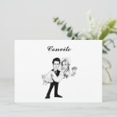 Caricaturas em convites 招待状 (スタンド正面)