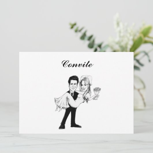 Caricaturas em convites 招待状 (スタンド正面)