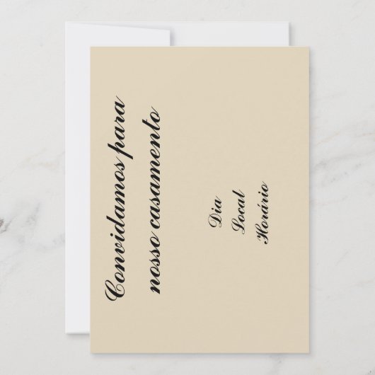 Caricaturas em convites 招待状 (裏面)