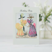 Caricatureファッション~招待状/ RSVP 招待状 (スタンド正面)