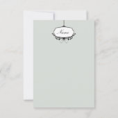 Caricatureファッション~招待状/ RSVP 招待状 (裏面)