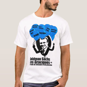 Caricature de MACRON – 選挙フランス2017 - M T Tシャツ