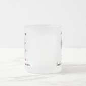 Caricature of HR, Meme, Office humor mug. フロストグラスマグカップ (中央)