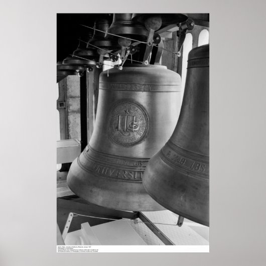 Carillon Bells, UCR, January 1967 ポスター (正面)