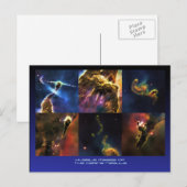 Carina Nebula機能のクローズアップ ポストカード (正面/裏面)