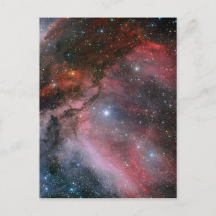 Carina Nebula のまわりに the Wolf Rayet star WR 22 ポストカード